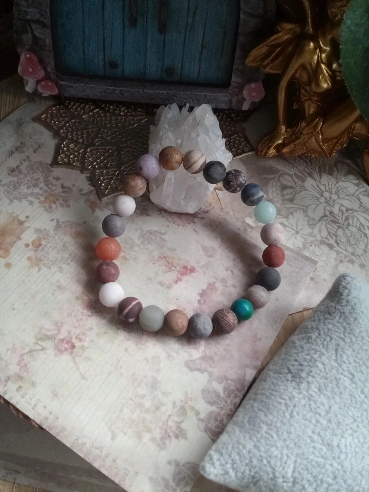 Bracelet multi pierres naturelles – photo 3